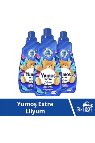 Yumoş Extra Konsantre Çamaşır Yumuşatıcısı Lilyum 1440 Ml X 3