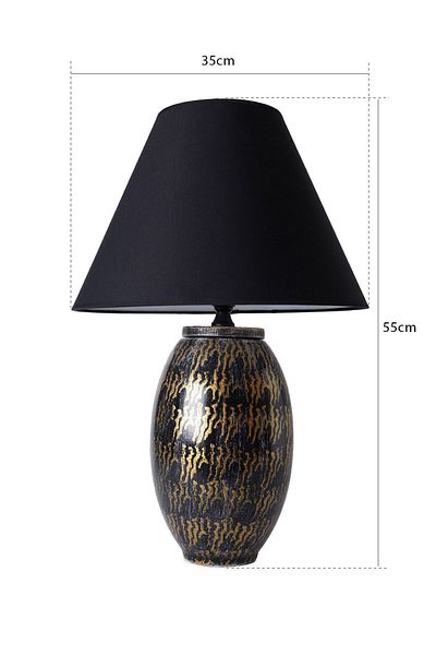 Hmydesign Black Ceramic Lampshade - Rocher Handmade
