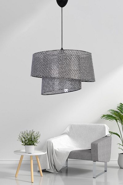 Hmydesign Cıntre Pendant Lamp Chandelier Black