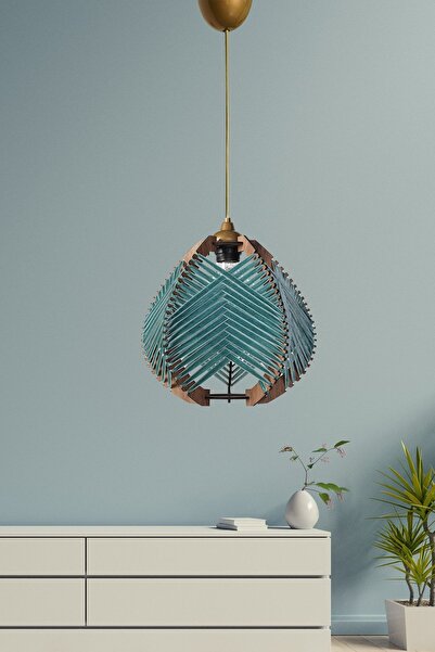 Hmydesign Lierre Handmade Sarkıt Avize Mavi