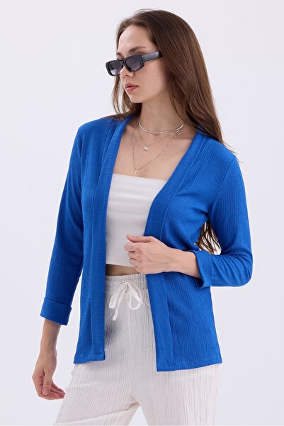 MD trend Shawl Collar Poor Sleeve Kimono - Women's, Wrap Fabric