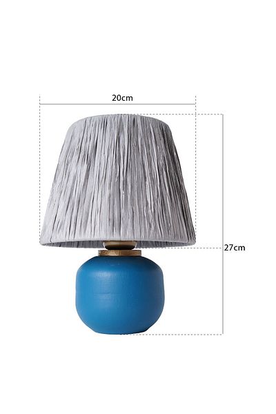 Hmydesign Tournant Handmade Ceramic Lampshade - Blue and Gray