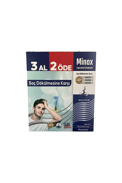 MİNOX Minox Liposomal Shampoo Anti-Hair Loss 3X300Ml