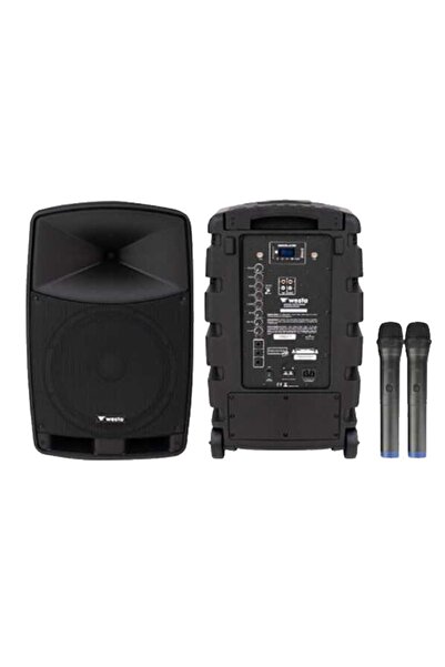 Westa WAP-15505 15" Şarjlı Mobil Hoparlör