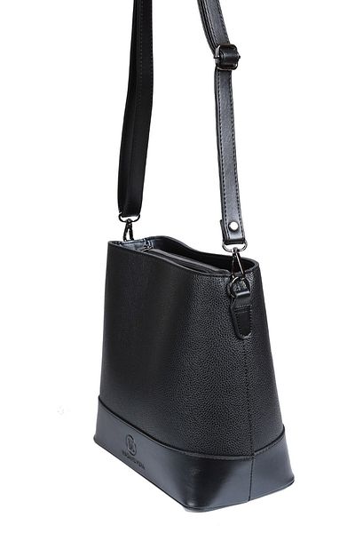 HNB Bag Women's Crossbody Shoulder Bag Mv011 Natural Black Ds