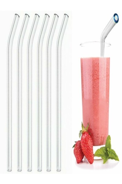 Kitchen Queen Home زجاج شفاف مضاد للصدمات مكون من 6 قطع - مصنوع من مادة مشطوف...