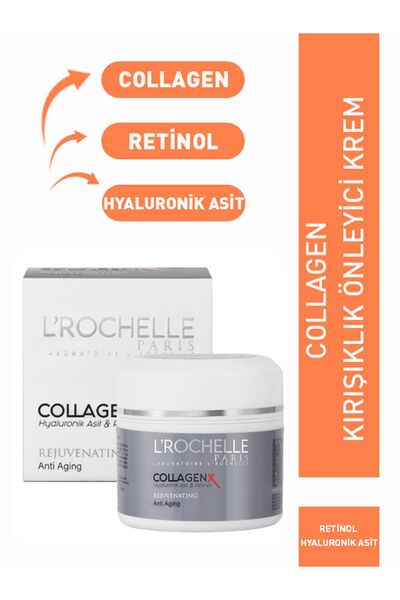 Ness L’rochelle Paris Anti Aging Collagen Hyaluronik Asit Ve Retinol Yaşlanma Karşıtı Kremi
