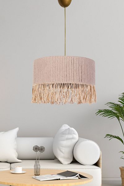 Hmydesign Touffe Handmade Chandelier Beige Hnmd-42