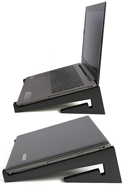 Genel Markalar Ahşap Laptop Tutucu - Macbook Standı & Yükseltici Tutucu - Mac...