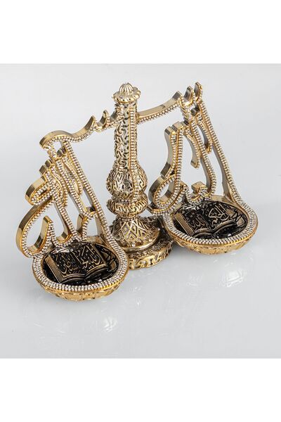 YAĞMUR CAN Adalet Terazisi Lafızlar Altın (BÜYÜK BOY) (TESCİLLİ MARKA)