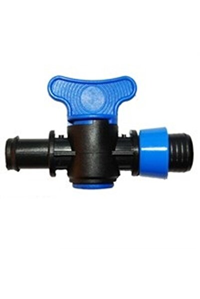 ÖZBALBAN Yassı Damlama 16'lık 17/16 Yüzüklü Vana Damlama Aparatı Musluk 20 Adet