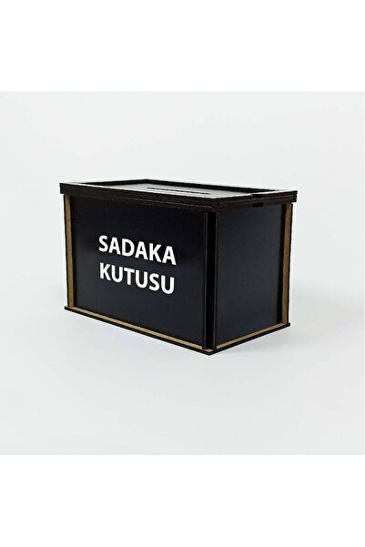 tasarı marketi Sadaka Kutusu Ahşap Kumbara ve Bahşiş Kutusu