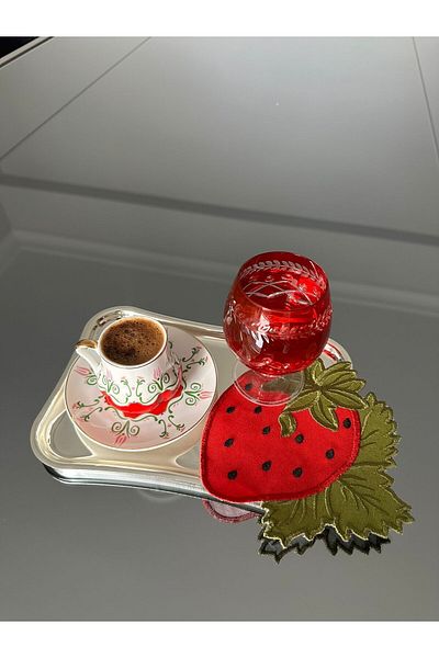 LİNDA MİA STRAWBERRY COCKTAIL NAPKIN SINGLE