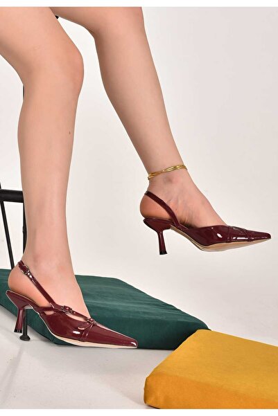 Ressome Mary Model Bantlı Kemerli Stiletto