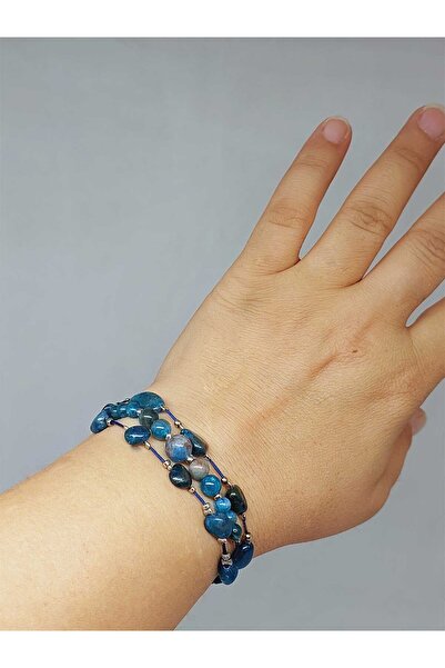 Yasamtohumu Narukvica sa dizajnom od apatitnog kamena Sa deznom - 51574