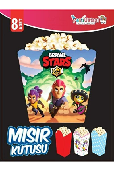 MALDİ PASTACILIK MISIR KUTUSU BRAWL STARS 8 Lİ