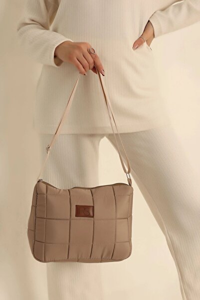 Rosmod Women's Mink Quilted Comfortable Shoulder Bag