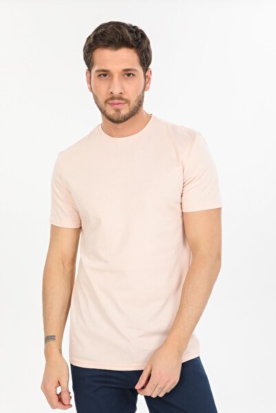 Domoda Beige, Oversize Fit Cotton Short Sleeve Basic Unisex Women's Men's T-Shirt