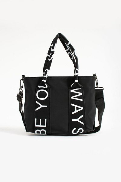 Rosmod Női fekete organikus vászonszövet Crossbody táska
