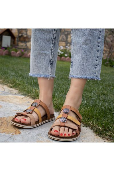 CONSUELO Leather Women's Slippers 11225
