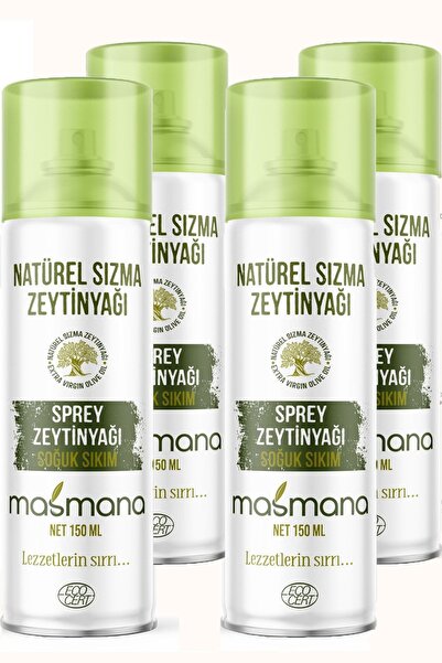 MASMANA Sprey Zeytinyağı 4 Adet
