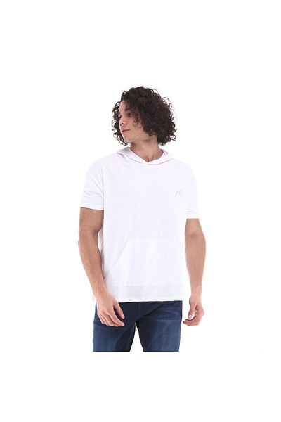 raru Κοντομάνικο φούτερ Oculus White