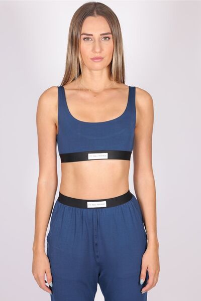 IT'S MANJI Manji Soft U-back Bra Navy