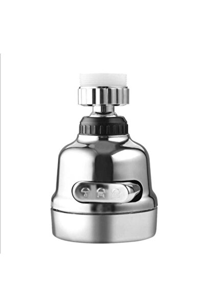 Irmak Tasarruflu Oynar Başlık Tazyikli Krom Eviye Musluk Batarya Ucu 3 Fonksi...