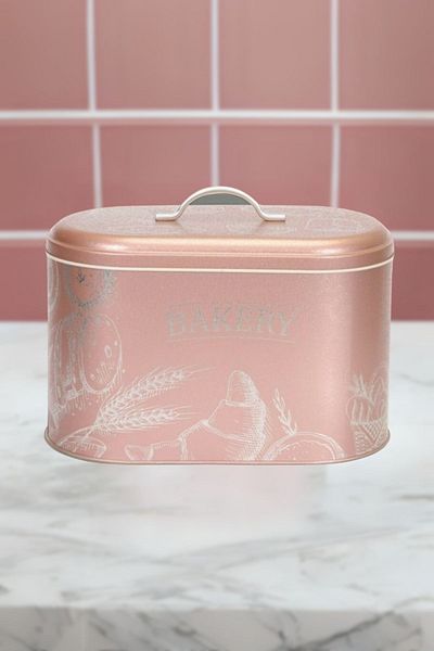 EVLE Metal Bread Basket, Bread Bowl, Decorative Bread Box Ef002-06