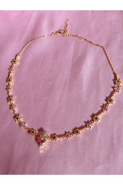 Reorah Collection Rapunzel Royal Sunshine Necklace - Pink