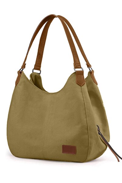 Cappadocia Vintage Geantă de umăr din pânză galbenă din bumbac pentru femei