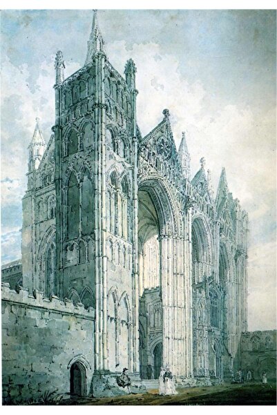 Tablosan Acuarelă Anglia Peterborough Pictură pe pânză 20x30 Cm Kb27025 20x30 Cm