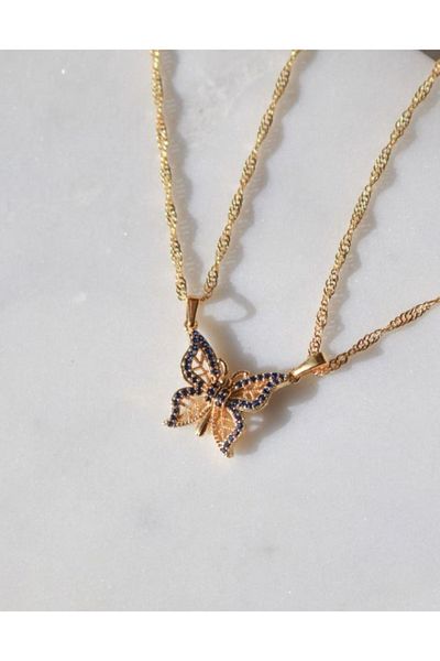 Reorah Collection Mariposa Friendship Friendship Necklace-lacvieret