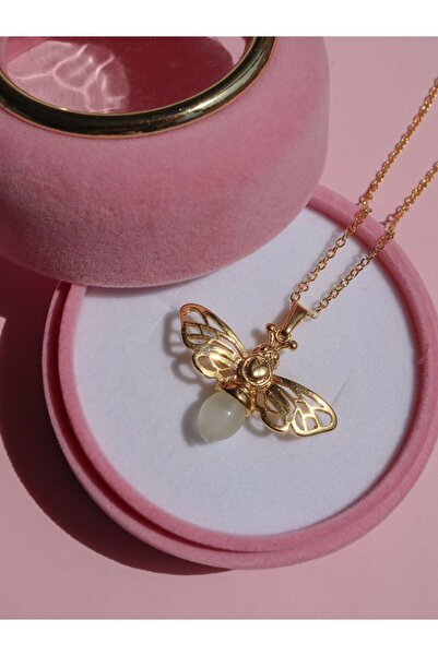 Reorah Collection Firefly (karanlıkta Parlayan) Kolye-altın Kaplama