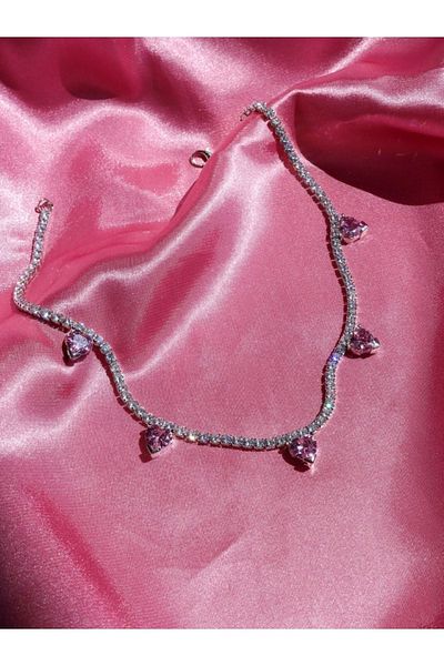 Reorah Collection Bridgerton Big Heart Choker Necklace