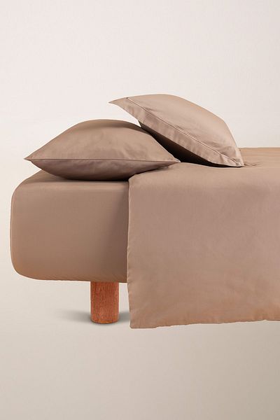 Penelope Σειρά Lia - 200x220 cm 100% βαμβακερό σατέν σετ παπλωματοθήκης, πέτρα