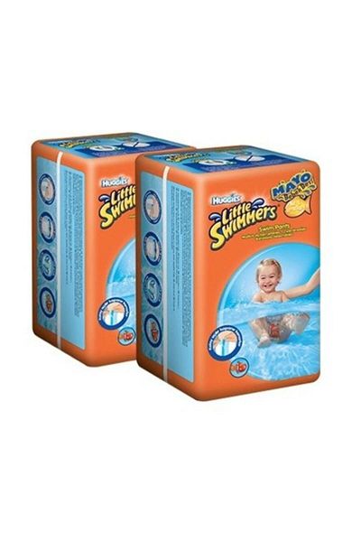 Huggies Little Swimmers Swimsuit Baby Diapers M - L / 12 - 18 Kg 11 x 2 Pieces
