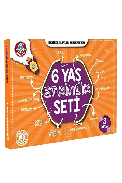Çocuk Akademi 6 Yaş Dikkat ve Etkinlik Seti