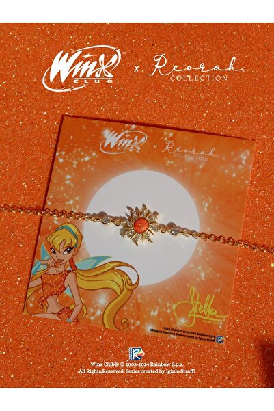 Reorah Collection Winx Club® Stella Opal Sun Bileklik 925 Ayar Gümüş