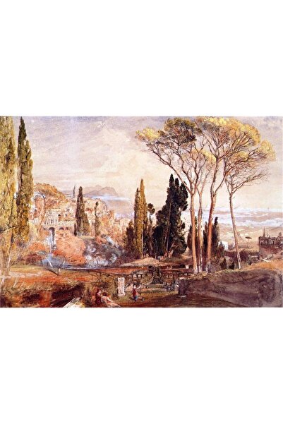 Tablosan Pictură pe pânză cu peisaj abstract în acuarelă 30x40 Cm Kb27115 30x40 Cm