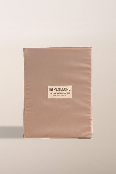 Penelope Σειρά Lia - 200x220 cm 100% βαμβακερό σατέν σετ παπλωματοθήκης, πέτρα
