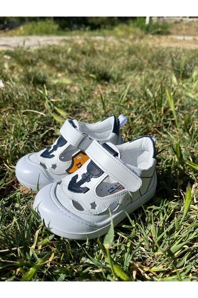 NİNO BEBE حذاء نينو للخطوة الأولى من الجلد الطبيعي لتقويم العظام للأطفال الأولاد