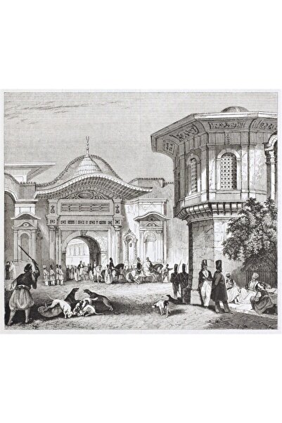 Tablosan Pictură Gravură Istanbul Canvas 30x30 Cm Kb25268 30x30 Cm