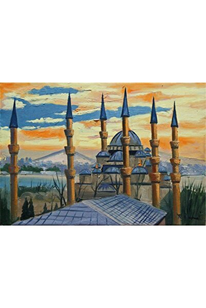Tablosan Tablou pe pânză Moscheea Sultanahmet din Istanbul 30x40 Cm Kb16132 30x40 Cm