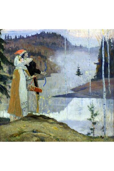 Tablosan Pictură pe pânză Mikhail Nesterov 20x20 Cm Kb09060 20x20 Cm