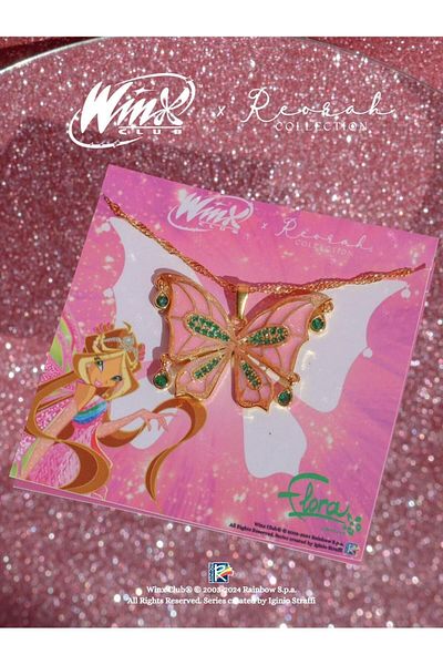 Reorah Collection Winx Club® Flora Enchantix Wings Necklace