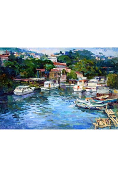 Tablosan Istanbul Manzaralı Kanvas Tablo 100x150 Cm Kb16109 100x150 Cm