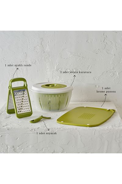 Bella Maison Green Adapt Salad Set