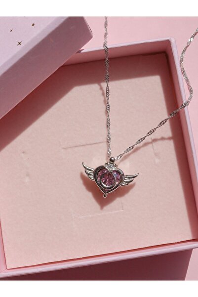 Reorah Collection Sailor Moon Ebedi Ay Kriz Kolye Usagi-gümüş Kaplama