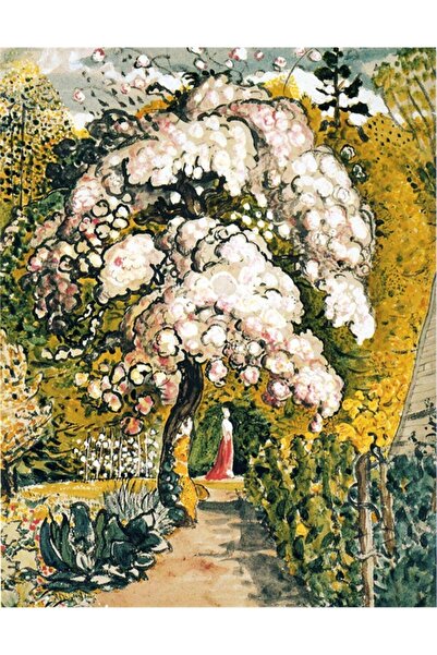 Tablosan Pictură pe pânză cu copac abstract în acuarelă 30x40 Cm Kb27109 30x40 Cm